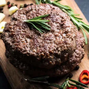 Box of 20 Organic Gluten Free Beef Burgers