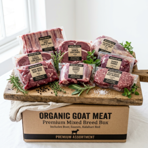 Organic goat meat premium mixed breed box - buy online