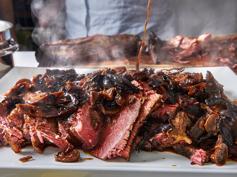 Organic Beef Brisket Point fresh grass-fed meat