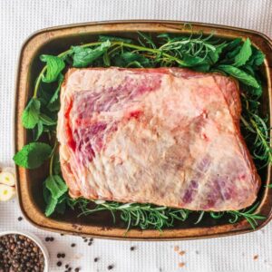 Organic Beef Brisket Flat fresh grass-fed meat