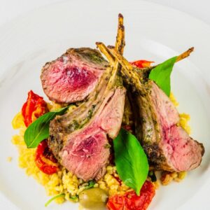 Organic Lamb Rib Chops fresh grass-fed meat