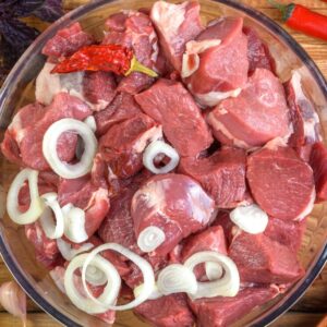 Organic Lamb Kabobs fresh grass-fed meat