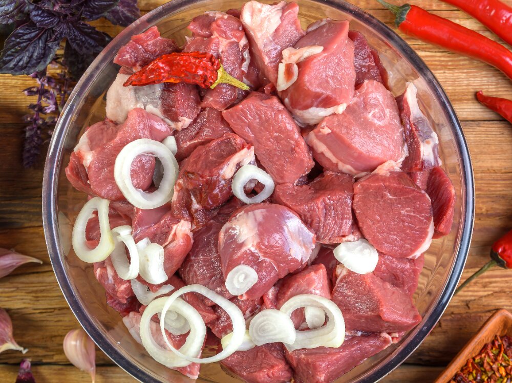 Organic Lamb Kabobs fresh grass-fed meat
