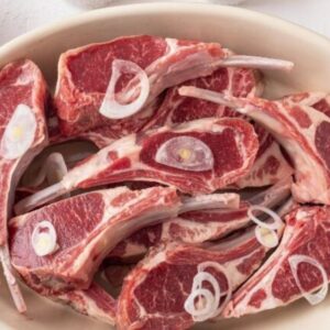 Organic Lamb Rib Chops fresh grass-fed meat
