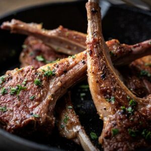 Organic Rack of Lamb fresh grass-fed meat