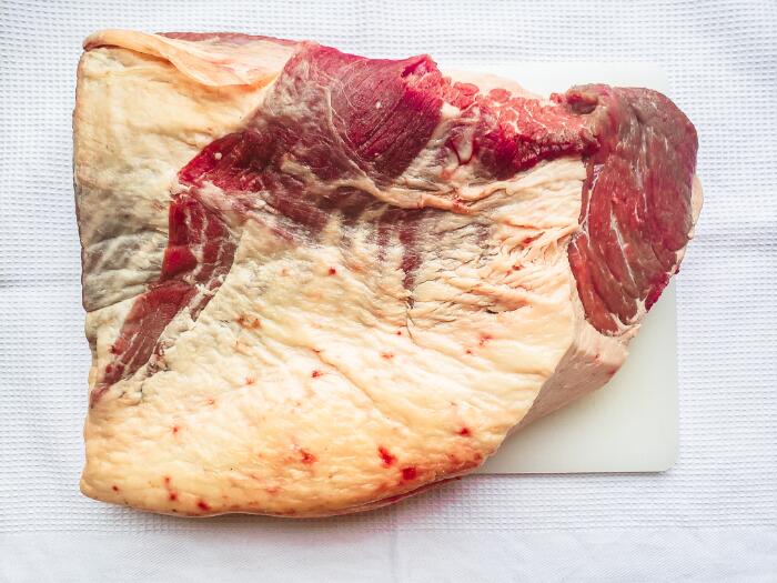 Organic Beef Brisket Point fresh grass-fed meat