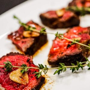 Organic Filet Mignon Steak fresh grass-fed meat