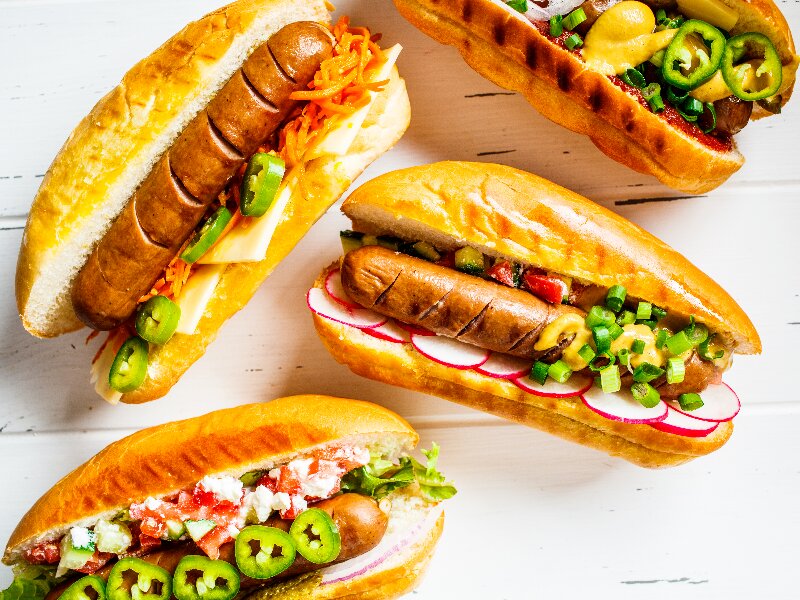 Organic Beef Hot Dogs fresh grass-fed meat