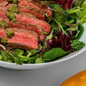 Organic Ribeye Steak fresh grass-fed meat